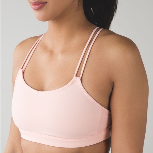 Lululemon Make a Move Strappy Bra Minty Pink EUC - Picture 4 of 6